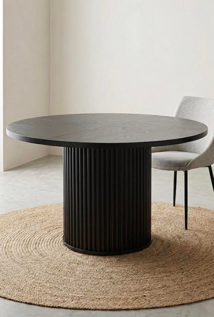 Nieuwe stevige en prachtige ronde eettafel, Huis en Inrichting, Tafels | Eettafels, 100 tot 150 cm, Rond, Nieuw, Ophalen of Verzenden