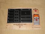 Jim Beam Whisky opvouwbaar wedstrijd scorebord 27 x 38 cm, Verzamelen, Merken en Reclamevoorwerpen, Ophalen of Verzenden, Zo goed als nieuw