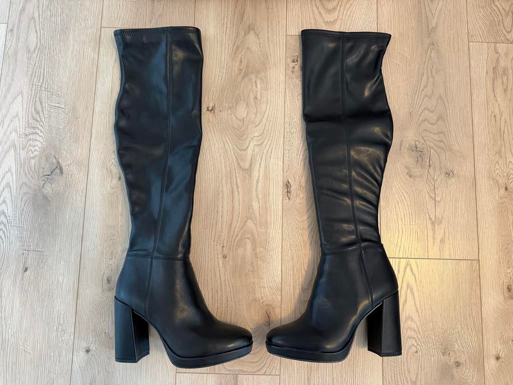Nieuw! Steve Madden Overknee Laarzen Zwart 41, Kleding | Dames, Schoenen, Hoge laarzen, Zwart, Nieuw, Ophalen of Verzenden