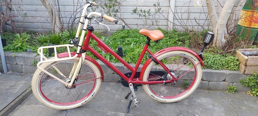 Beach cruiser rood kleine maat volwassenen dames fiets rood, Fietsen en Brommers, 47 tot 51 cm, Ophalen, Staal