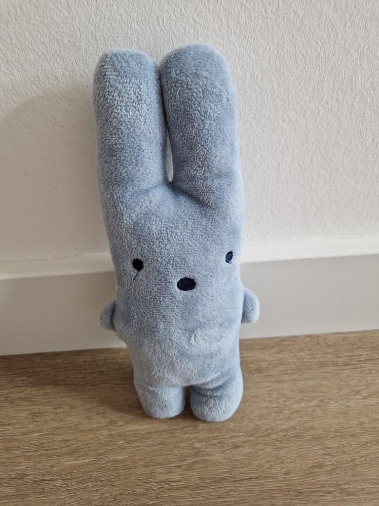 Knuffel konijn Zeeman blauw donkerblauw lange oren K8513, Kinderen en Baby's, Speelgoed | Knuffels en Pluche, Ophalen of Verzenden