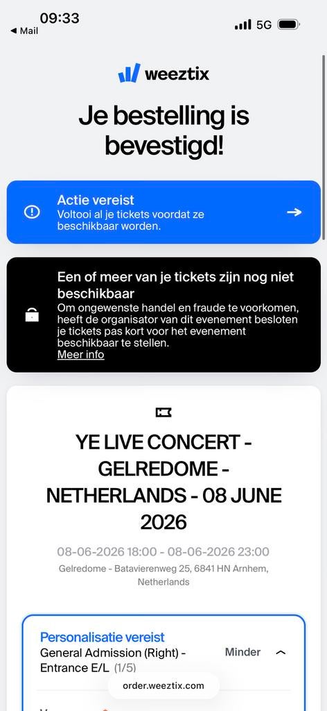 2 x tickets Kanye West 8 juni sta plaats, Twee personen, Juni