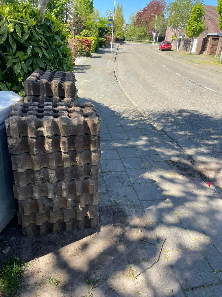 Grastegels 60x40cm GRATIS, Ophalen, Gebruikt, Overige typen
