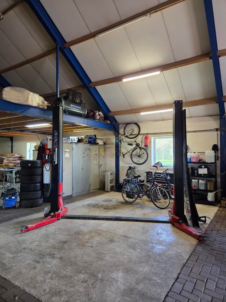 Weber 4000KG 2 koloms hefbrug 2 komkommer, Auto diversen, Autogereedschap, Ophalen of Verzenden, Zo goed als nieuw