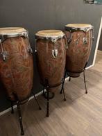 Set van 3 Conga's met standaard, Muziek en Instrumenten, Percussie, Ophalen, Gebruikt, Trommel