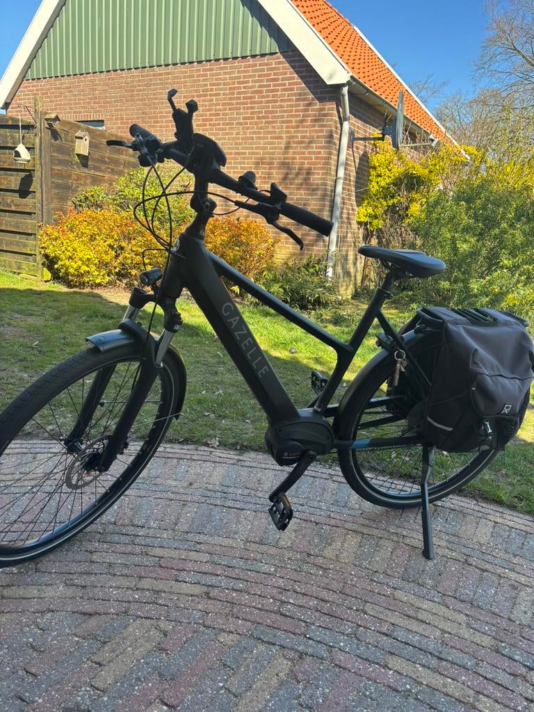 Gazelle Medeo T10 HMB damesfiets, Ophalen, Gebruikt, 51 tot 55 cm, 50 km per accu of meer