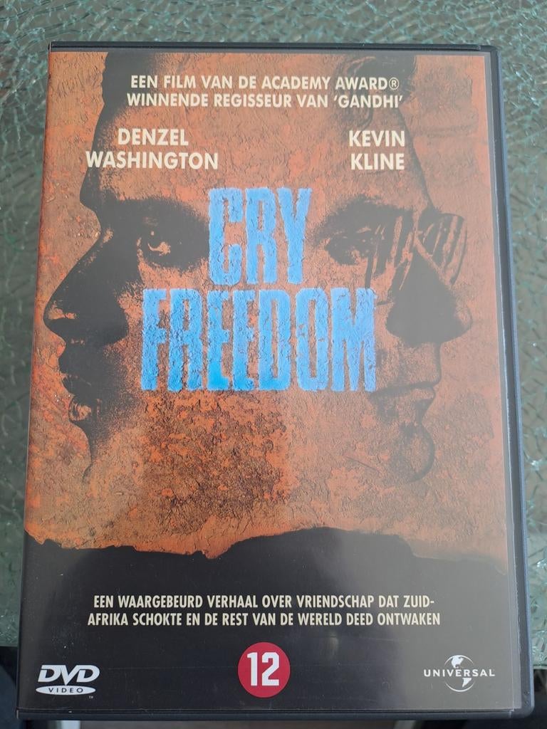 Cry freedom (dvd), Alle leeftijden, Ophalen of Verzenden, 1980 tot heden, Zo goed als nieuw