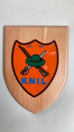 KNIL schildje, Ophalen of Verzenden, Landmacht, Nederland, Embleem of Badge