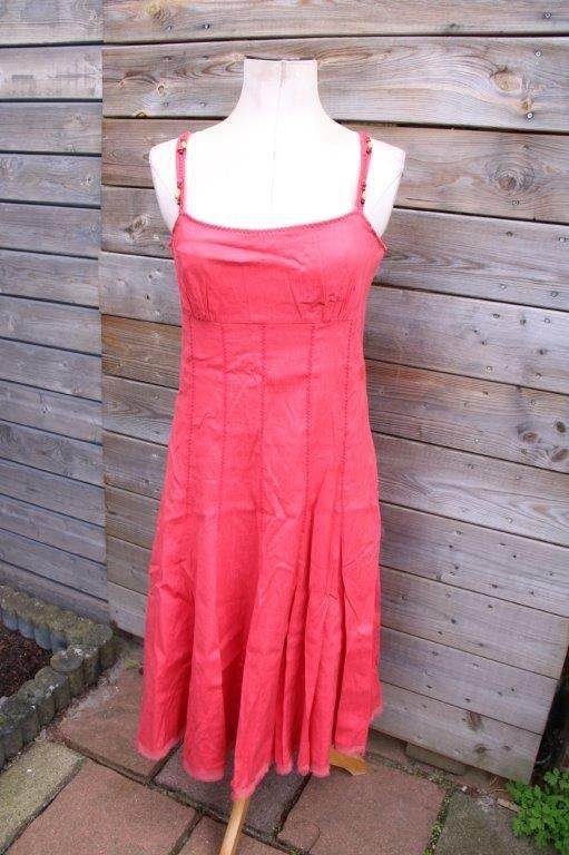 Jurk Tahari rood mt S Vaste prijs, Kleding | Dames, Tahari, Verzenden, Zo goed als nieuw, Knielengte