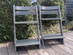 Tripp Trapp Stokke kinderstoelen, grijs, 2 stuks, Ophalen, Gebruikt, Meegroeistoel
