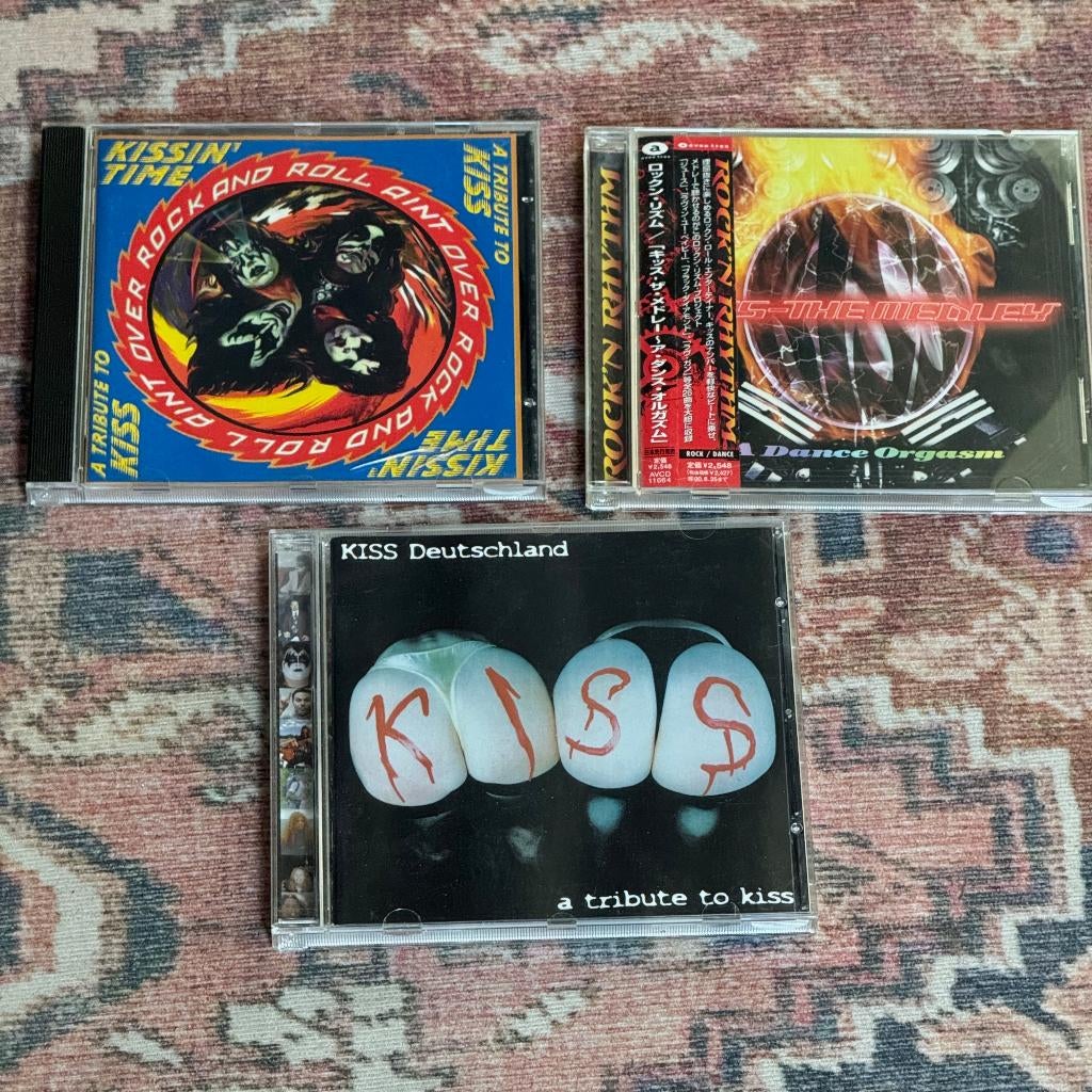 3 x KISS TRIBUTE, Ophalen of Verzenden, Zo goed als nieuw