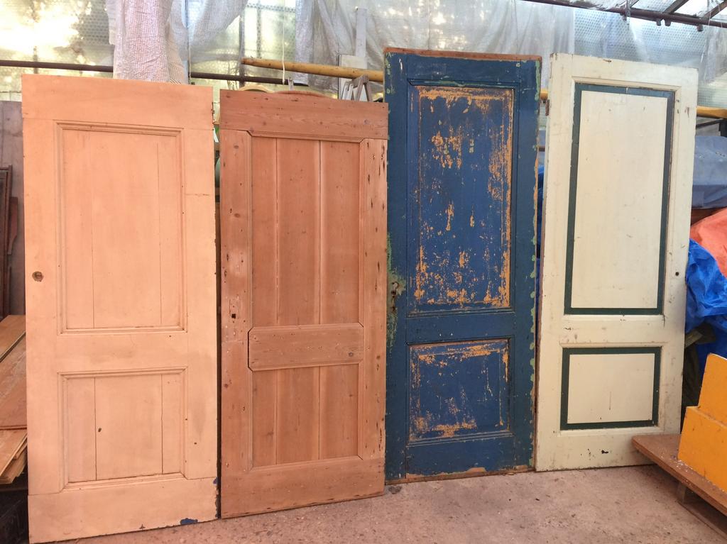 4 oude paneel deuren., Ophalen, Zo goed als nieuw, Hout, Overige typen