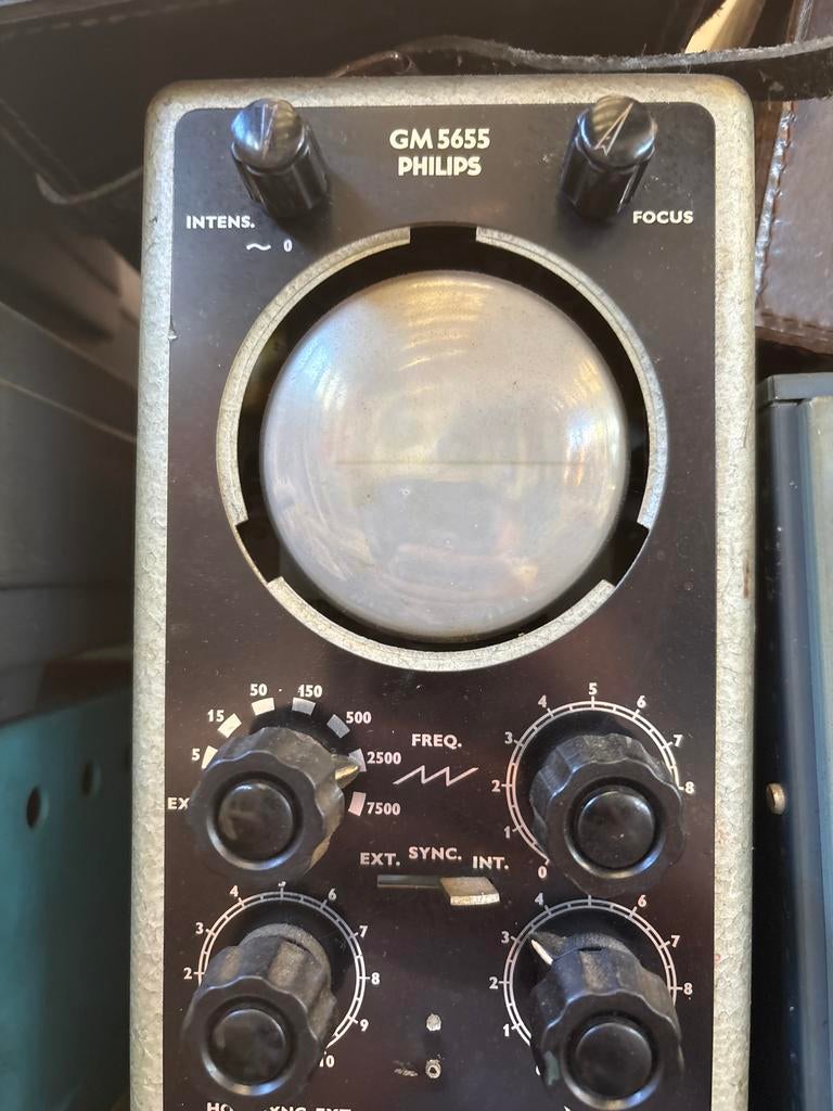 Philips GM 5655 Oscilloscoop - Vintage Testapparatuur, Antiek en Kunst, Antiek | Gereedschap en Instrumenten, Ophalen of Verzenden