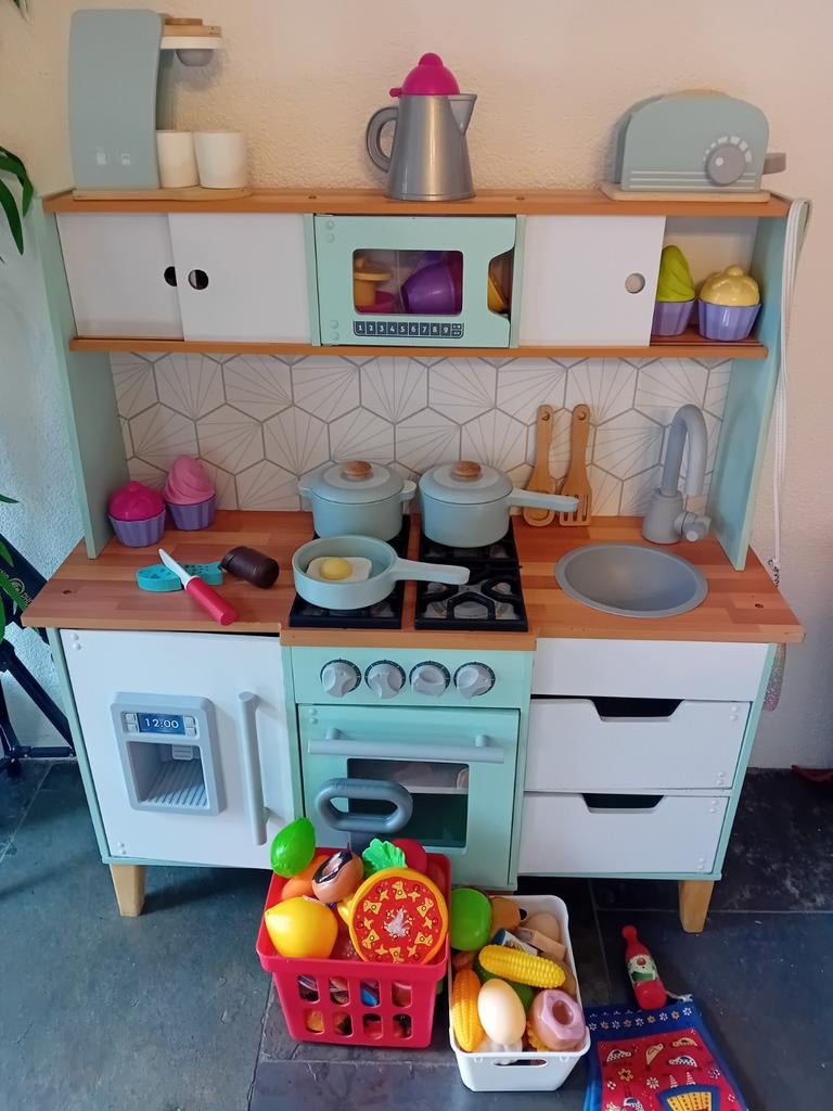 Kidkraft retro keuken, Kinderen en Baby's, Speelgoed | Speelkeukens, Ophalen