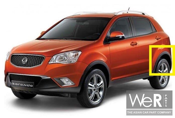 Wielrand linksachter SsangYong Korando 2010-2019. 7953034000, Auto-onderdelen, Carrosserie en Plaatwerk, KGM Europe GmbH, Ophalen of Verzenden