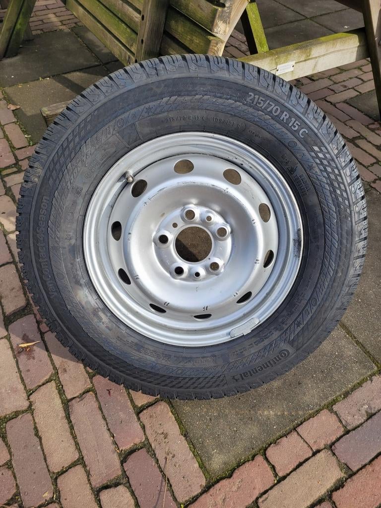 NIEUWE band met stalen velg 6Jx15 H2 steekmaat  5 x 112, Ophalen of Verzenden, Nieuw