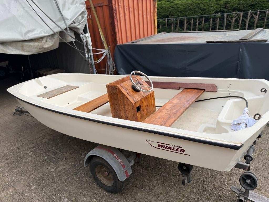 Boston Whaler 13 met Mariner 25pk 4takt buitenboordmotor., Ophalen, 10 tot 30 pk, Gebruikt, 3 tot 6 meter