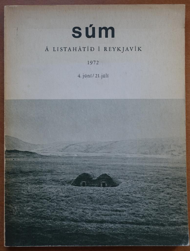 Sum, A Listahatid i Reykjavik, 1972, Verzenden, Zo goed als nieuw, Magnus Palsson, Schilder- en Tekenkunst