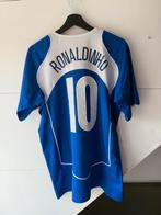 Brazilië shirt Ronaldinho maat XL (valt als L), Verzenden, Gedragen, Maat 52/54 (L), Blauw