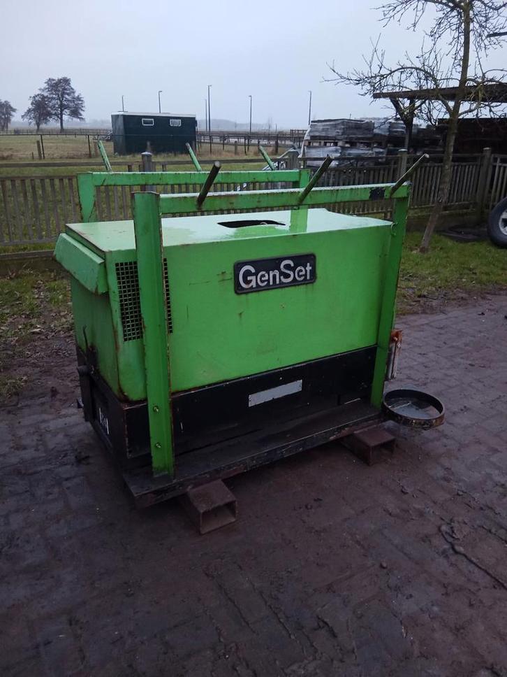 Genset aggregaat 8 kva lasdiesel 300 ampere Kubota diesel, Doe-het-zelf en Verbouw, Aggregaten, Gebruikt, Dieselolie, 5 tot 10 kVA