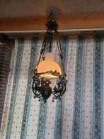 Olie lamp met elektrische aansluiting, Antiek en Kunst, Antiek | Lampen, Ophalen