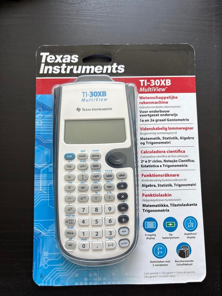 Rekenmachine TI-30XB, Ophalen of Verzenden, Nieuw