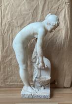 wit marmer beeld, Ophalen of Verzenden, Gebruikt, Mens