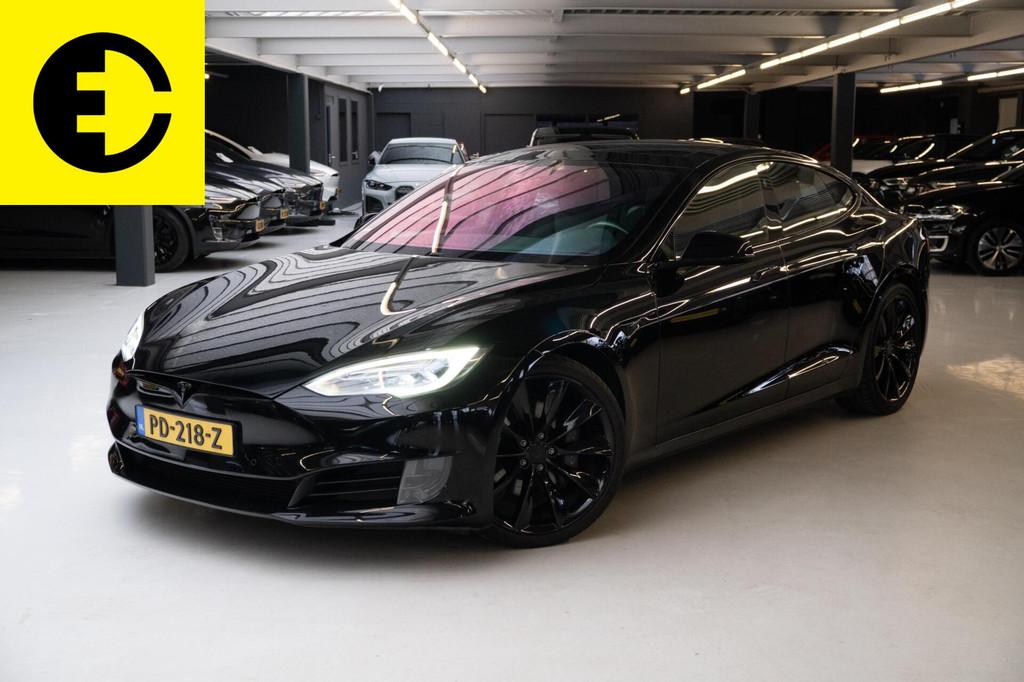 Tesla Model S 75D Base | Free supercharging* |87,3% Soh | CC, Auto's, Tesla, Stof, Gebruikt, Zwart, Origineel Nederlands