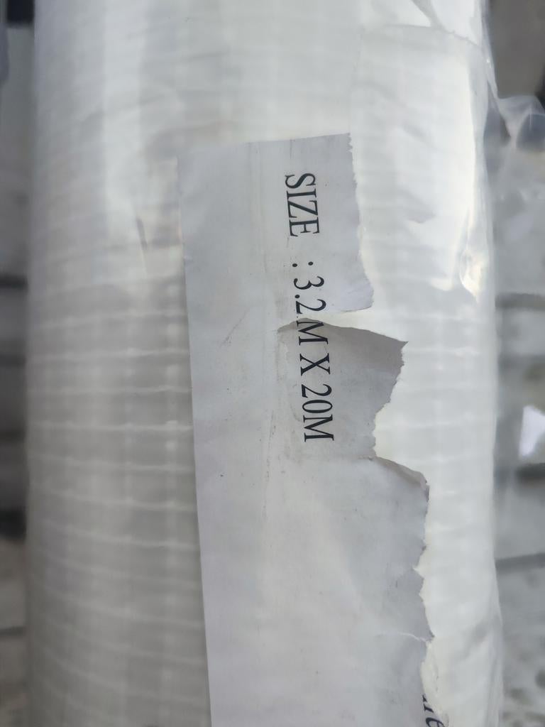 Kweekkas folie 3.2m x 20m - Nieuw versterkt, Ophalen, Overige materialen, Folie, Kweekkas