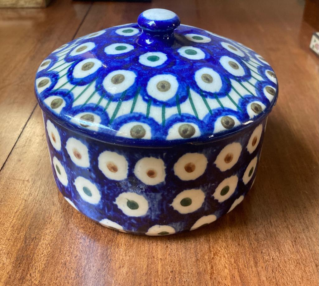 Bunzlau Antieke Boterpot, Ophalen of Verzenden