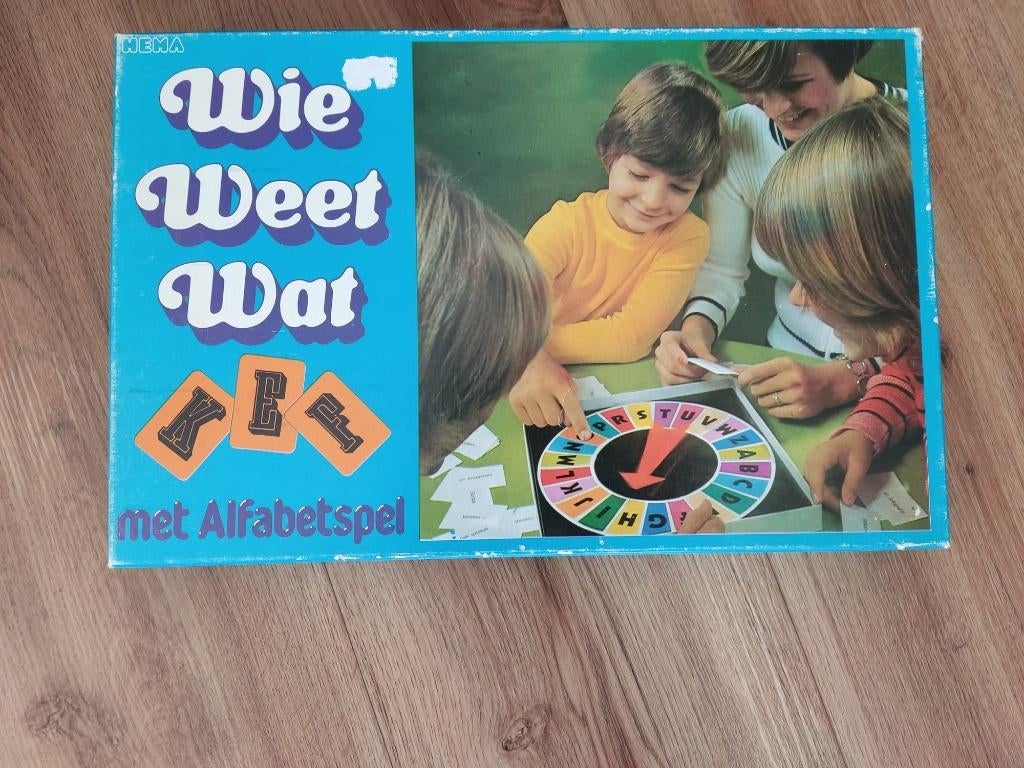 Wie weet wat met alfabet – vanaf 5 jaar, Ophalen of Verzenden, Gebruikt