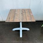 46 stuks Luxe trespa 70x70 cm horeca terras tafels, Ophalen