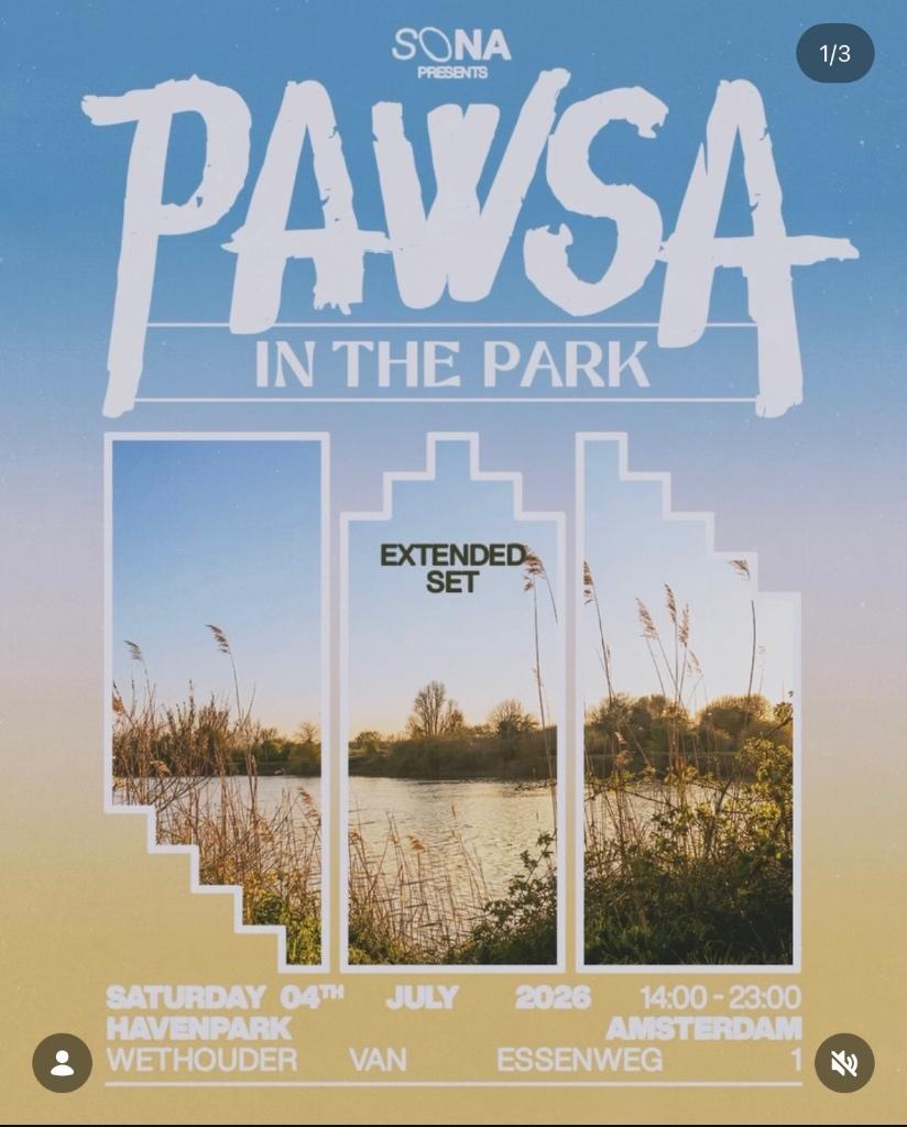 PAWSA in the park 2026, Tickets en Kaartjes, Eén persoon