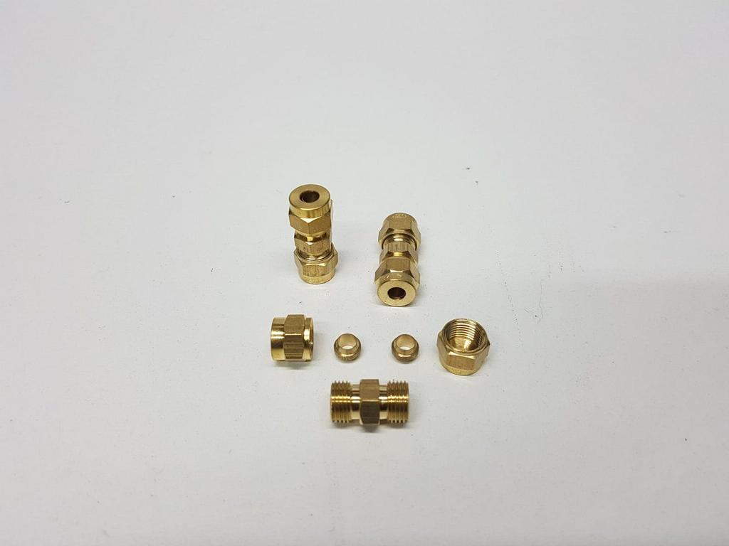 Remleiding verbinding/reparatie nippel 5.00-5.00 sleutelmaat, -, -, Nieuw, Ophalen of Verzenden