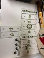 2 PLAQUES DE PROPRETE PORCELAINE DE PARIS, Ophalen of Verzenden