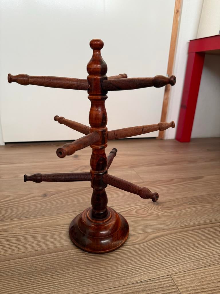 Houten sieradenhouder / armbandenrek, Ophalen, Gebruikt