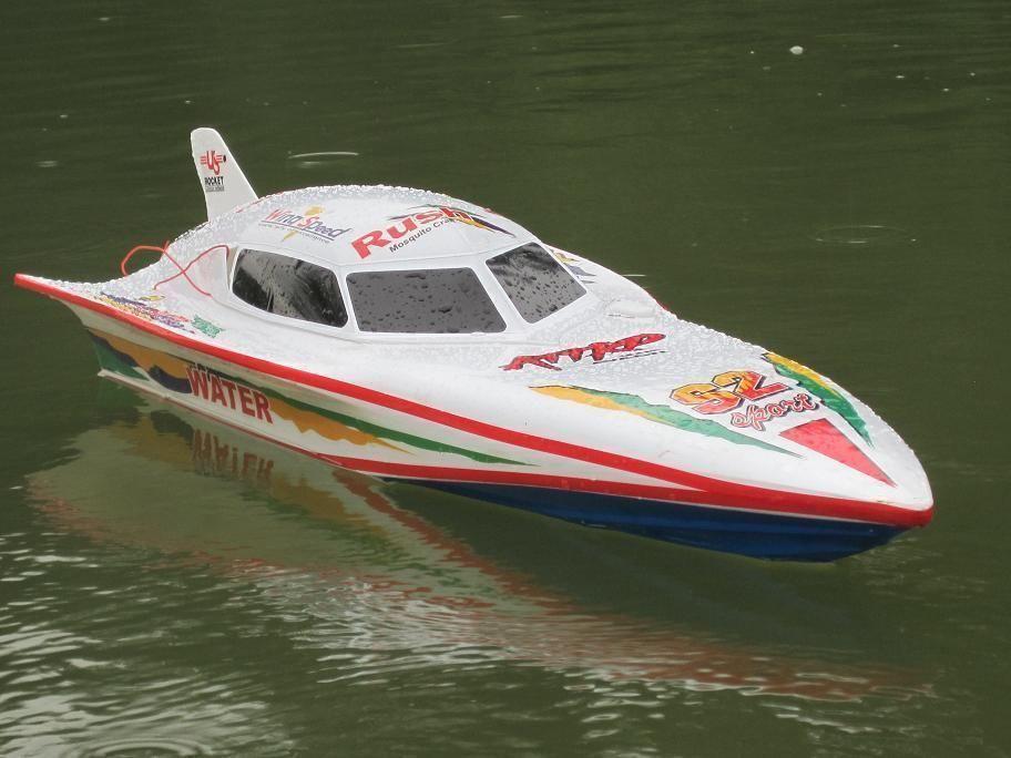 Razendsnelle Racing Boat RS7000 Met Elektronische Storing, Hobby en Vrije tijd, Modelbouw | Boten en Schepen, Ophalen of Verzenden