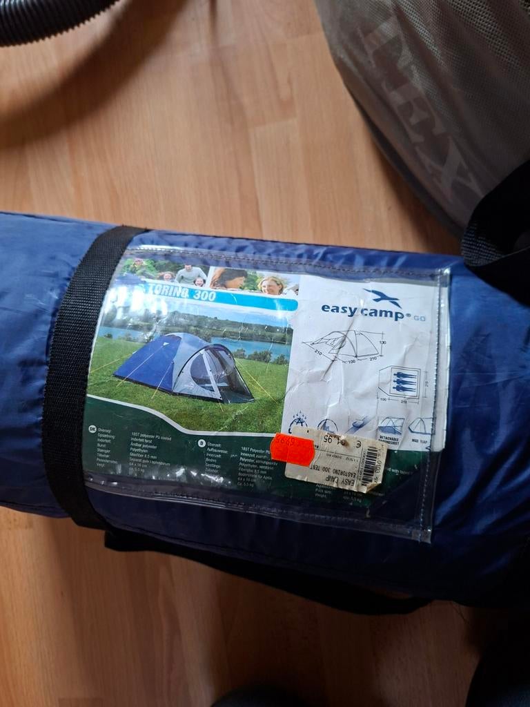 Tweepersoons tent Easy Camp Go - netjes in tas, Ophalen, Gebruikt, Tot en met 2