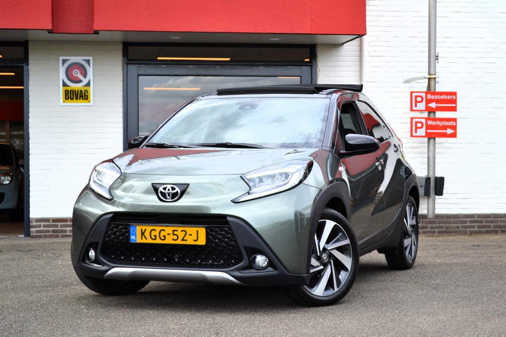 Toyota Aygo X 1.0 VVT-i S-CVT Envy Automaat, Open dak, Clima, Adaptive Cruise Control, Stof, Gebruikt, Zwart