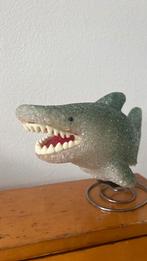Vintage ‘melted popcorn’ haaienlampje nachtlamp haai, Overige materialen, Gebruikt, Vintage, Ophalen of Verzenden