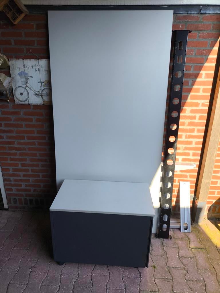 bureau 200x100, Huis en Inrichting, Ophalen of Verzenden, Gebruikt, Zwart