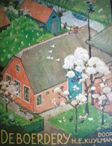 DE BOERDERIJ * VERKADE * 1e Druk *, Antiek en Kunst, Verzenden, Verkade