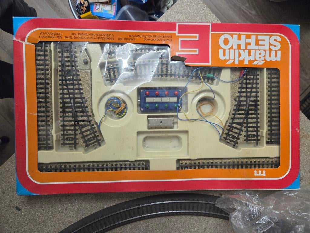 Märklin SET-HO rails en bedieningspaneel, Hobby en Vrije tijd, Modeltreinen | H0, Ophalen of Verzenden, Wisselstroom, Märklin