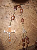 oud lange paternoster olijfhout, begin 1900, Ophalen of Verzenden