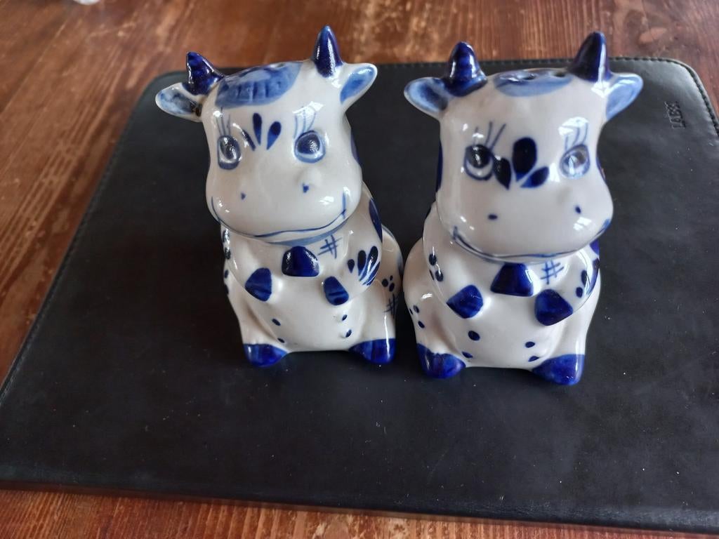 Peper en zout stel Delfts Blauw, Ophalen of Verzenden, Porselein, Overige stijlen, Overige typen