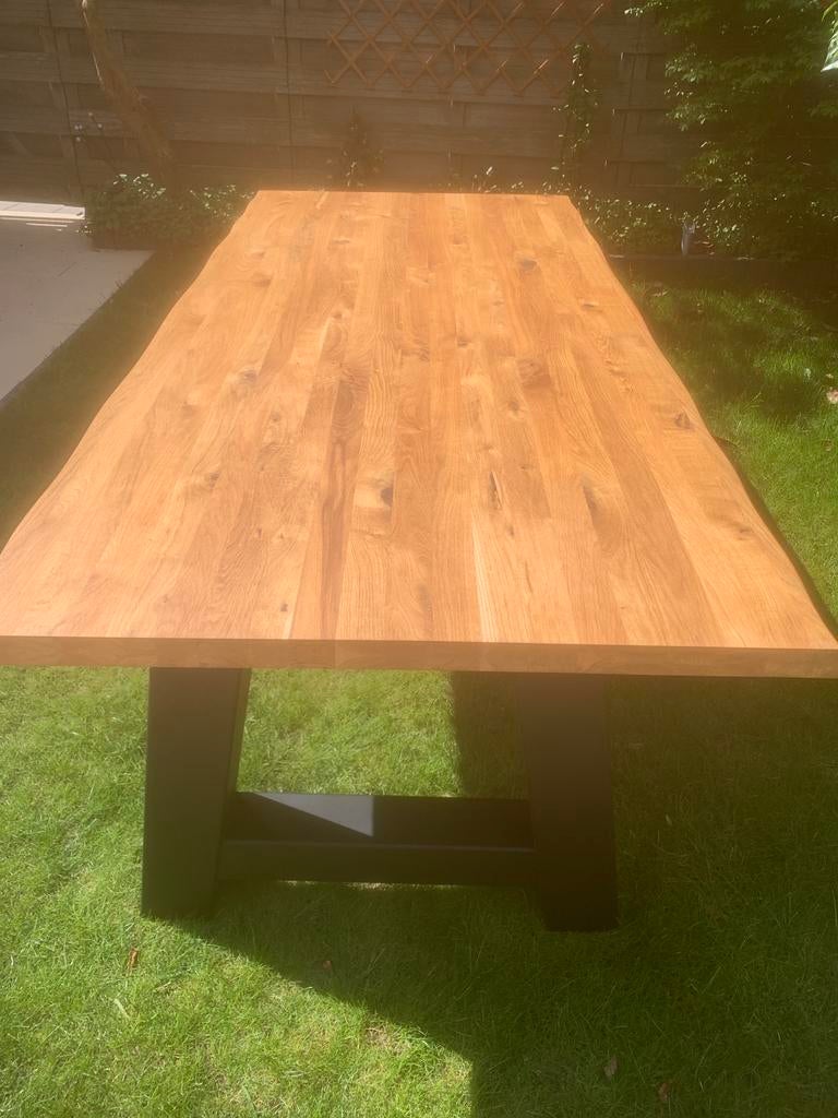 ZO GOED ALS NIEUWE eettafel (voor binnen), Huis en Inrichting, Tafels | Eettafels, Ophalen, Zo goed als nieuw, Rechthoekig, 50 tot 100 cm