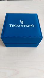 Tecnotempo Polshorloge met Groene Wijzerplaat en Leren Band, Ophalen of Verzenden