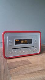 Sonoro Cubo CD/MP3 Radio - Top Kwaliteit Rood, Ophalen of Verzenden, Zo goed als nieuw, Radio, Met cd-speler