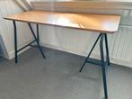 IKEA Hilver bureau blad met twee Lerberg schragen, Ophalen, Gebruikt, Bureau