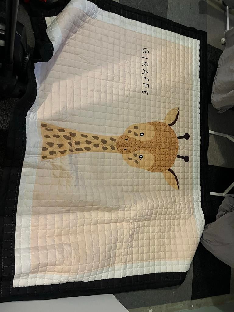 Kjoet speelkleed met giraffe print, Ophalen, Zo goed als nieuw